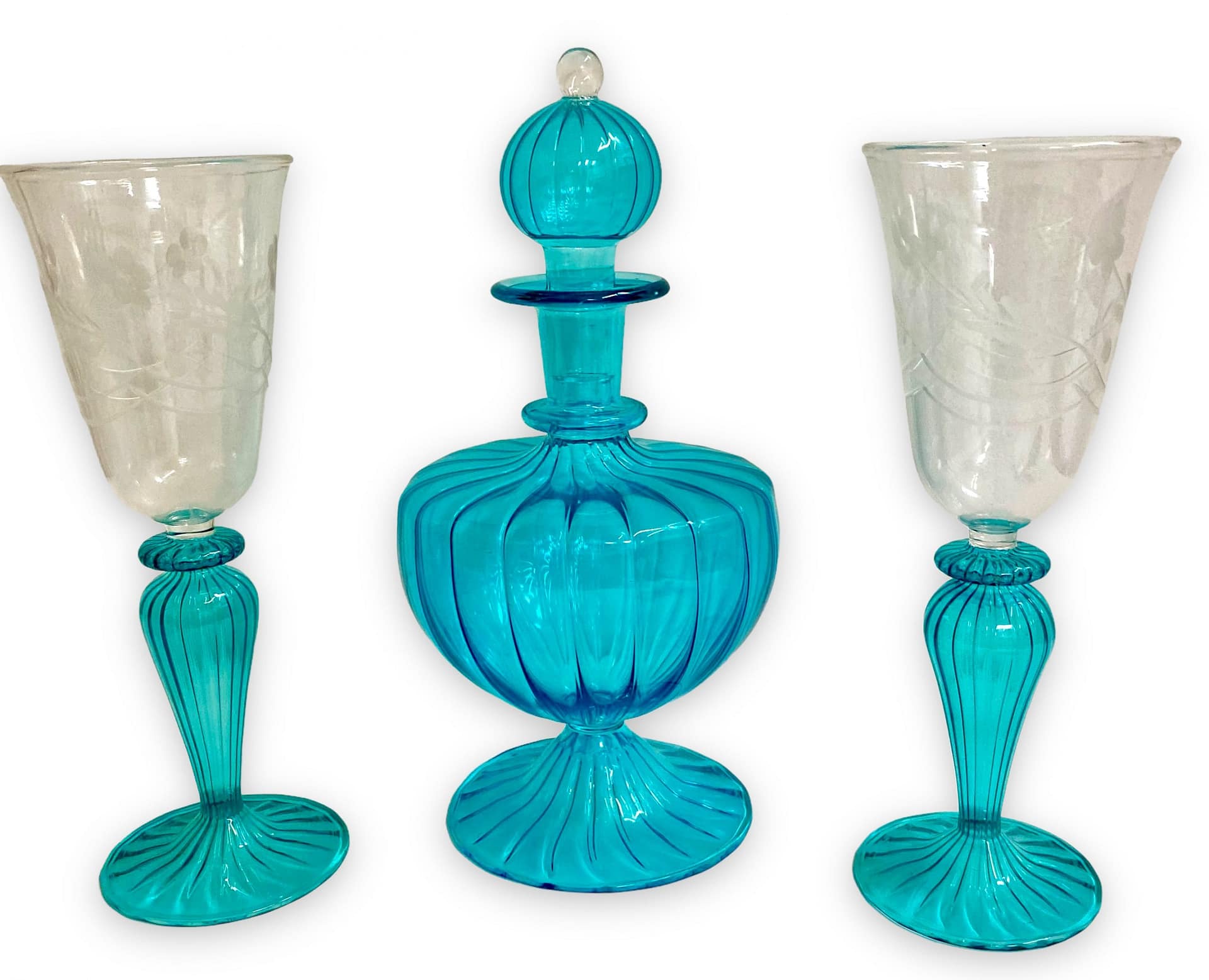 Decanter and 2 Wine Glass set Frantic Freda Emporium